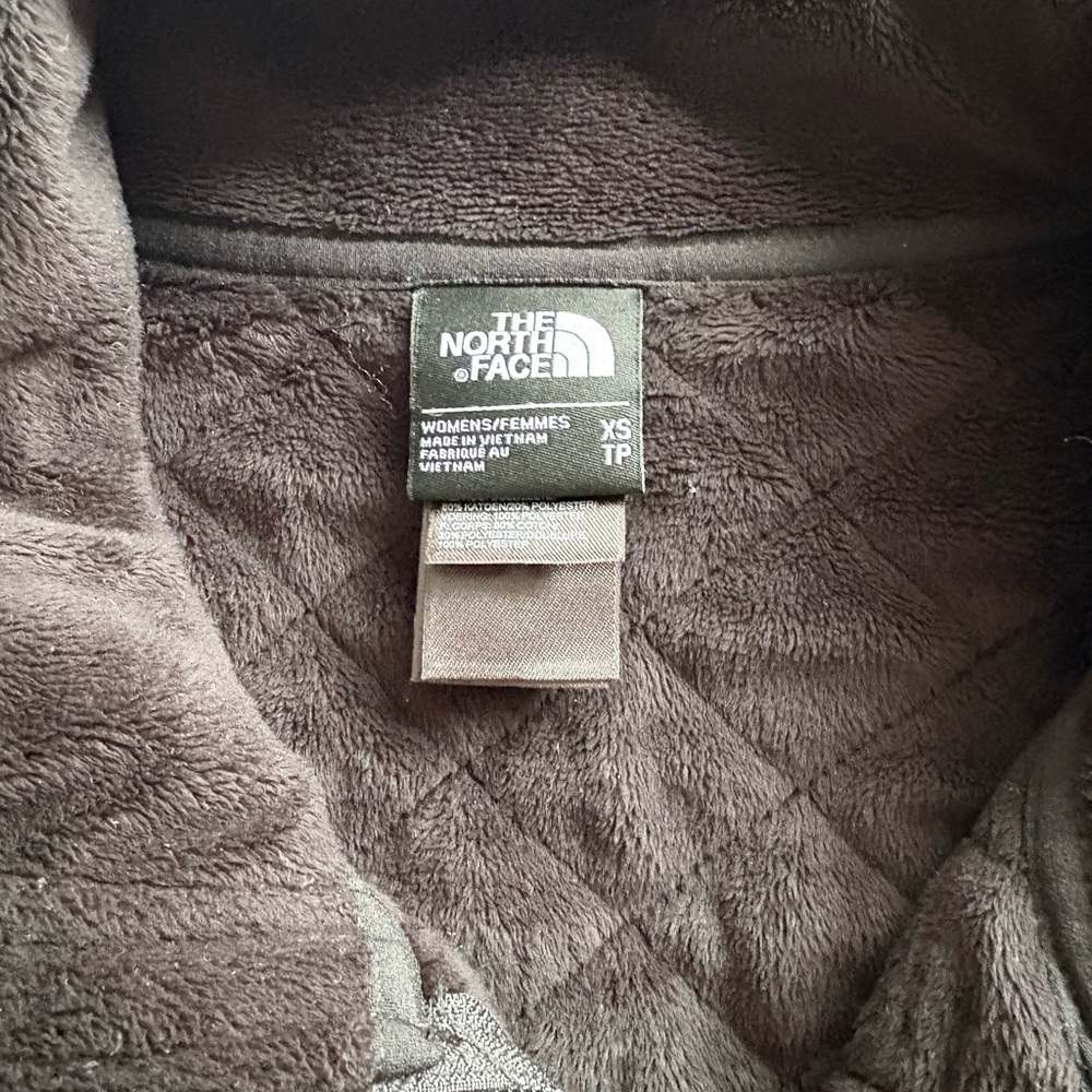 The North Face Caroluna Quilted Jacket Fleece Lined Coat XS - Picture 6 of 7